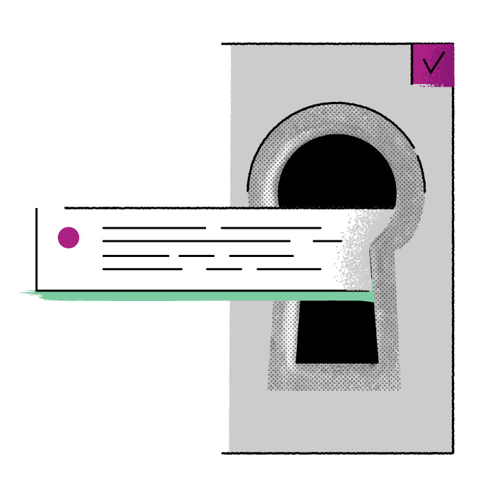 Illustration zur Datensicherheit